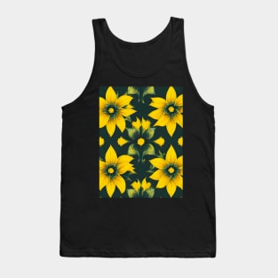 Daffodil Geometric Pattern Tank Top